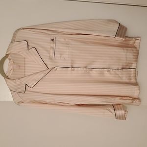 BNWOT Victoria's Secret Striped Satin Pajama Set